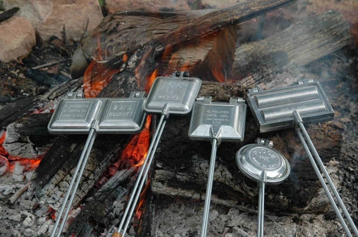 How to Cook with a Pie Iron Over an Open Fire